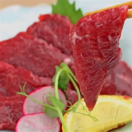 鮮馬刺しスライス5種バラエティーセット(益城町)【配送不可地域：離島】【1361362】