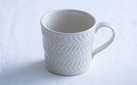 【波佐見焼】ローズマリー マグカップ グレー・アイボリー ペアセット 食器 皿 【翔芳窯】 [FE194]  波佐見焼