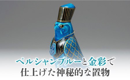 【aiii さま】ornament ❀ * アイスブルー * 細長 オーナメント 美濃焼】＜人気アニメにも登場！＞青釉オーナメント「ホルス