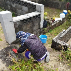 お墓の清掃・墓参り代行サービス（1基）1回利用券 W010-003u サービス 体験