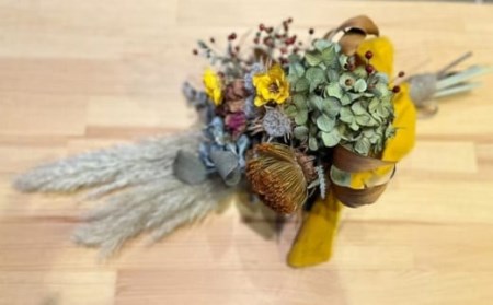 季節のドライフラワー Mサイズ スワッグ[ZB485]