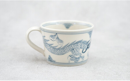 有田焼 坂本窯陶工房 龍絵スープマグ 35000円 3.5万円 A35-510