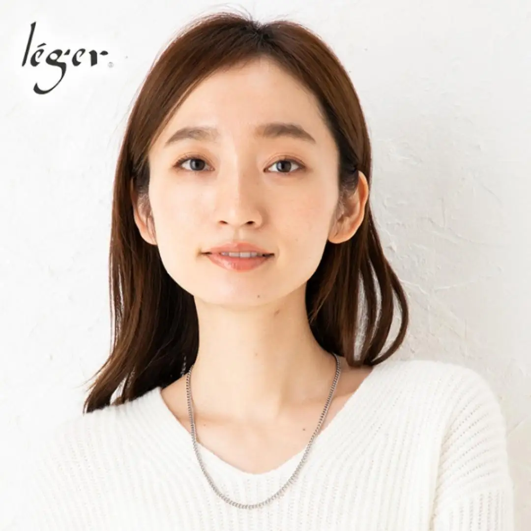 純チタン ネックレス 50cm チタン [leger（レジエ）]【028P001】