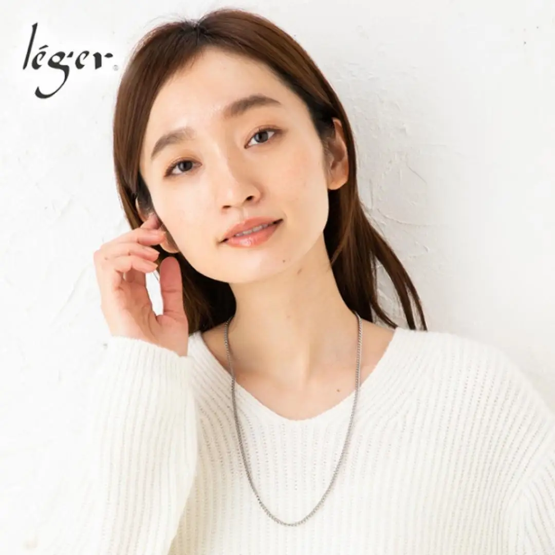 純チタン ネックレス 60cm チタン  [leger（レジエ）] 【031P001】