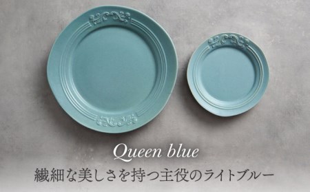 【美濃焼】Noble-ノーブル- プレート 6枚セット（ロイヤルホワイト×クイーンブルー×エレガントブラック）【Felice-フェリーチェ-藤田陶器】小皿 薬味皿 ケーキ皿 取り皿 写真映え おしゃれ [MBX048]