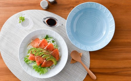 【波佐見焼】WAVE 盛鉢 ボウル 2色セット 食器 皿 【一真窯】 [BB57]  波佐見焼