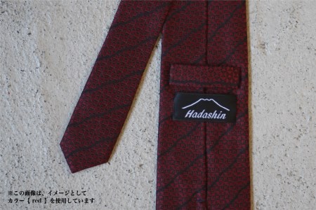 【Hadashin】シルクネクタイ（ブラウン）【402　ブラックストライプ】 ネクタイ シルク プレゼント フォーマル ビジネス