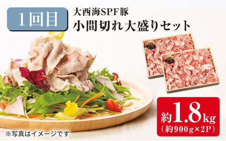 3回定期便 大西海SPF豚 便利 3種セット 総計4.2kg 訳あり ＜大西海ファーム＞ [CEK182] 定期便