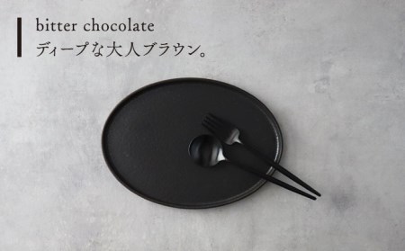 【美濃焼】ellisse-エリッセ- オーバルプレート S/M 4枚 ブラウン・ホワイト 多治見市/山忠安藤陶器 シンプル シック おしゃれ 取り皿 スイーツ皿 食洗器対応  陶磁器 焼き物 美濃焼  プレゼント 贈答 贈り物 送料無料   [TCP005]