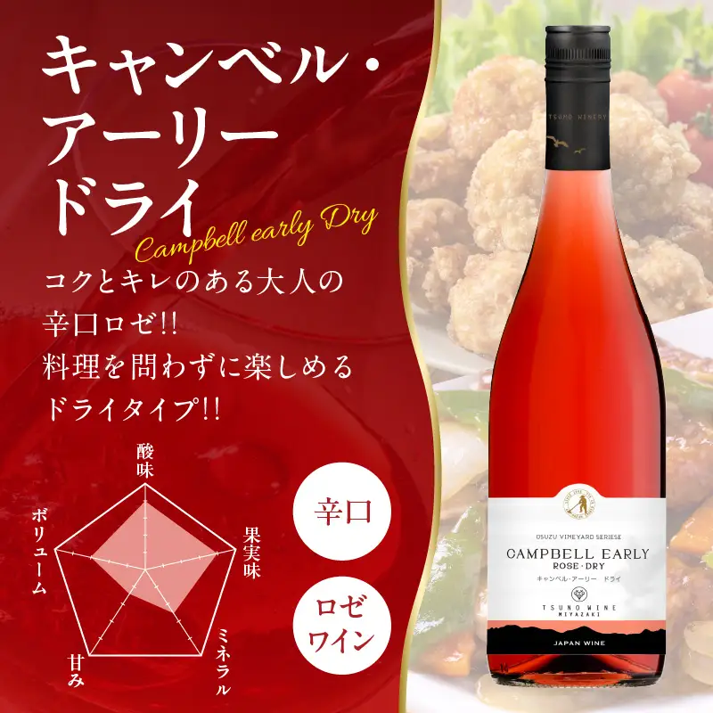 Sweet＆Dry キャンベル・ロゼ2本セット 酒 飲料 アルコール 国産_T014-0025