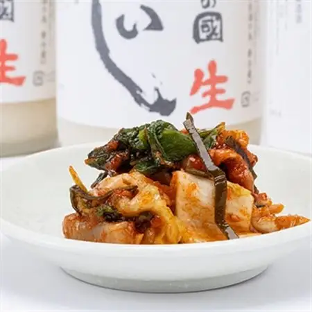 てづくり生どぶろく「武蔵の國 れいし-麗姿-」(720ml)3本と自家製キムチ(200g)_酒・アルコール     惣菜・加工品 キムチ 漬物 _【配送不可地域：離島】【1075006】