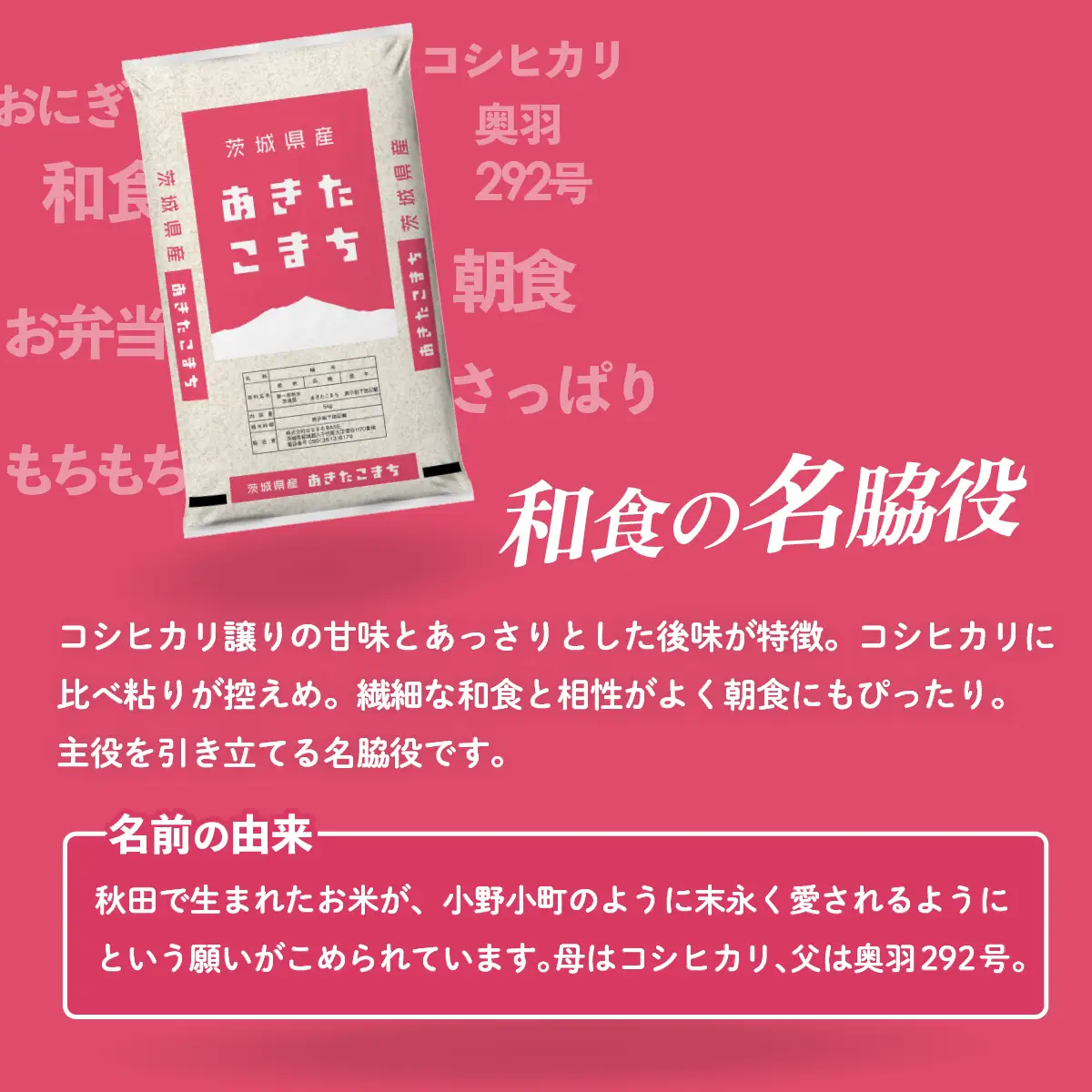 【精米】あきたこまち 10kg スピード発送 白米 10kg (5kg x 2袋) ブランド米 茨城県 八千代町