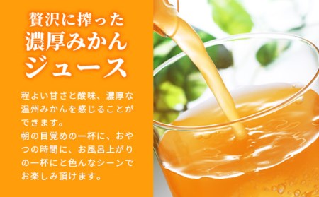 【予約受付】100% 生搾り ストレートジュース 鹿島市産 温州みかん みかんジュース 500ml×合計4本 佐賀県 鹿島市 B-540