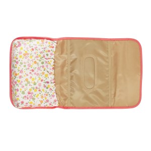 A280 ミキハウス オレンジお花柄 おむつポーチ【ベビー ベビー用品 赤ちゃん 乳児 オムツ 小物入れ 大阪府 八尾】