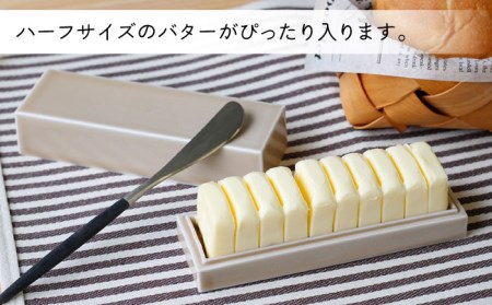【波佐見焼】ミニ バターケース & Rei プレート（天目） 2枚セット 食器 皿 【Cheer house】 [AC149] 波佐見焼