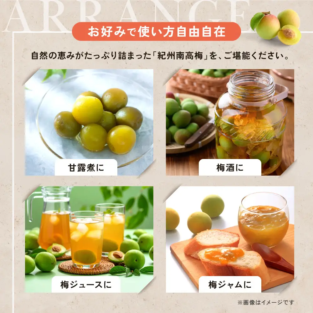 家庭用 紀州南高梅(青梅)2kg+250g（傷み補償分）【梅干し・梅酒・梅ジュース】【訳あり】［IKE111］
