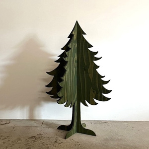 クリスマスツリー 01 緑 インテリア 季節もの 季節用品 イベント用品 イベントグッズ クリスマス用品 ラーチ合板 組立式 冬 冬のイベント 