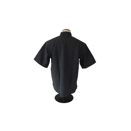 みんさウェア ボタンダウン（ダークグレー） 男性用 Mサイズ AI-030