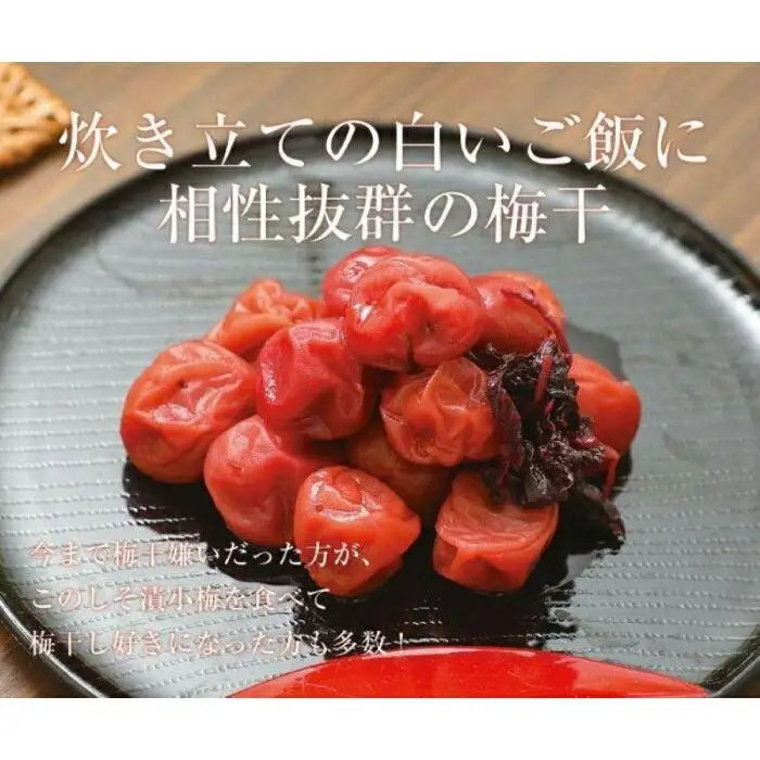 ご家庭用 しそ漬小梅 塩分20％ 200g 紀州産小梅 和歌山県産 産地直送 福梅本舗