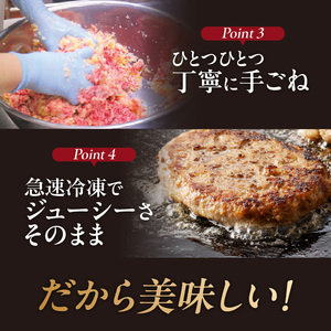 【最速配送】中山牧場 黒毛和牛ハンバーグ 8個｜120g×8個 ハンバーグ【B052】