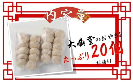 大鼎堂のおやき2種セット（豚にら・豚玉ねぎ）10個×2種　計20個[H4513]