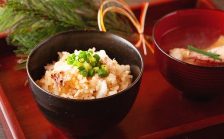 鯛専門店 めでたい屋の特選 鯛めしの素(2合用×2)と鯛のうしお汁２セットME-98