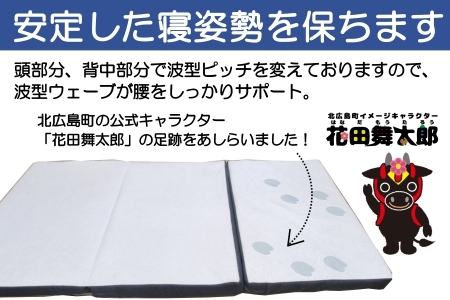 マットレス 三つ折り シングル ウレタン キタヒロマットレス 厚め 西日本イノアックオリジナル カラーフォーム健康ショップ 環境にやさしいリボーンマットレス_NI040_016
