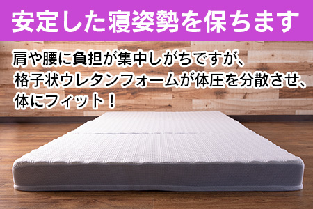 マットレス 三つ折り シングル ウレタン キタヒロマットレス Fit8 硬さミディアムタイプ 西日本イノアックオリジナル カラーフォーム健康ショップ_NI040_017
