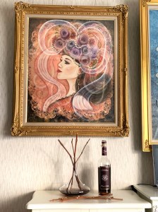 トールペイント教室体験チケット【1回分】ウッドまたは布製品にアクリル絵の具を使用して筆で絵を描いていただきます (レッスン1回2時間) [0407]