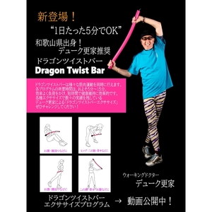 デューク更家のドラゴンウォーキングバー(2本セット)＋ドラゴンツイストバー【nmpg003】