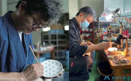 【美濃焼】藤巻百貨店別注 華猫のマグカップ『ネイビー』多治見市 / 株式会社caramo 藤巻百貨店(丸モ高木陶器） マグカップ [TBB001]