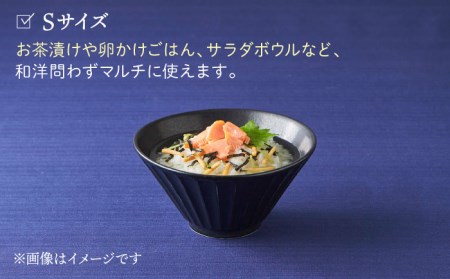 【美濃焼】[軽量食器] しのぎ反りどんぶり Sサイズ / Lサイズ ペア 4点セット 黒×緑【井澤コーポレーション】 器 どんぶり ラーメン うどん 丼 サラダボウル お茶漬け 鉢 小鉢 セット [TBP041]