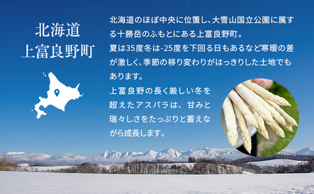 【令和8年産】 〔メディア掲載されました〕 ホワイト アスパラガス 2L 800g 春アスパラ 野菜 旬 新鮮 産地直送 甘い 極太 お取り寄せ グルメ 高評価 限定 北海道 上富良野産 
