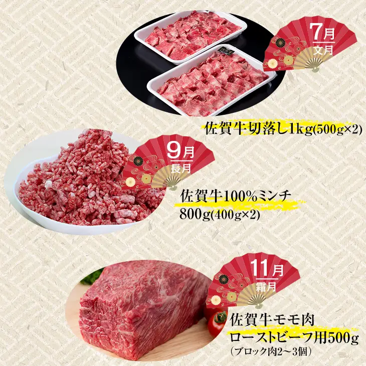 【定期便】佐賀牛松コース 隔月（2ヶ月に1度) お肉の定期便 A5～A4   Q138-001