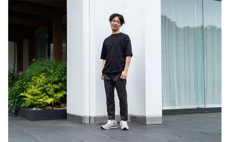 【ふるなび限定】メンズBizアンクルパンツ「ワークウェアスーツ」スーツに見える作業着　丸洗い可 ストレッチ 速乾 部屋干し可 撥水 シワになりにくい　チャコールグレー FN-Limited-SP ファッション 服 男性  M