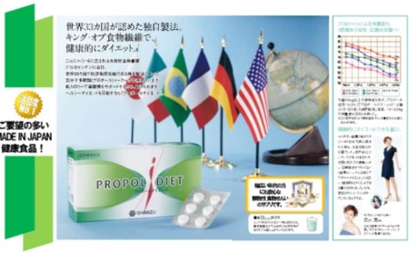 プロポールダイエット4.0 カラダへの恩返しに 1箱 048007 食物繊維 グルコマンナン 048007