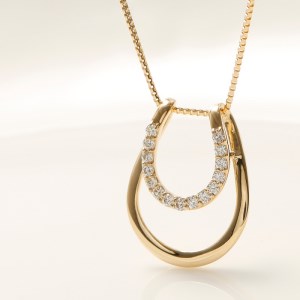 K18イエローゴールドダイアモンドペンダント（10289529）