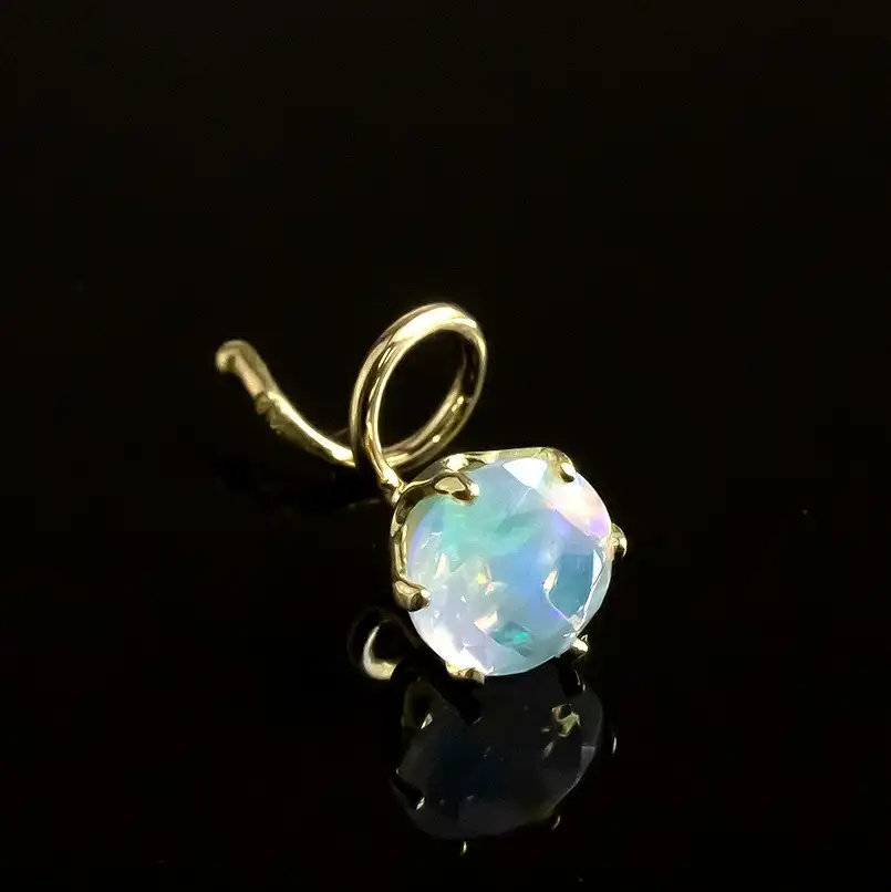  18金 ピアス k18 オパール キャッチのいらないピアス つけっぱなし ゴールド 10月誕生石 ペア イエローゴールドK18 18k キャッチナッシャー ジュエリー 山梨県 昭和町 管理番号201127101y SWAA070