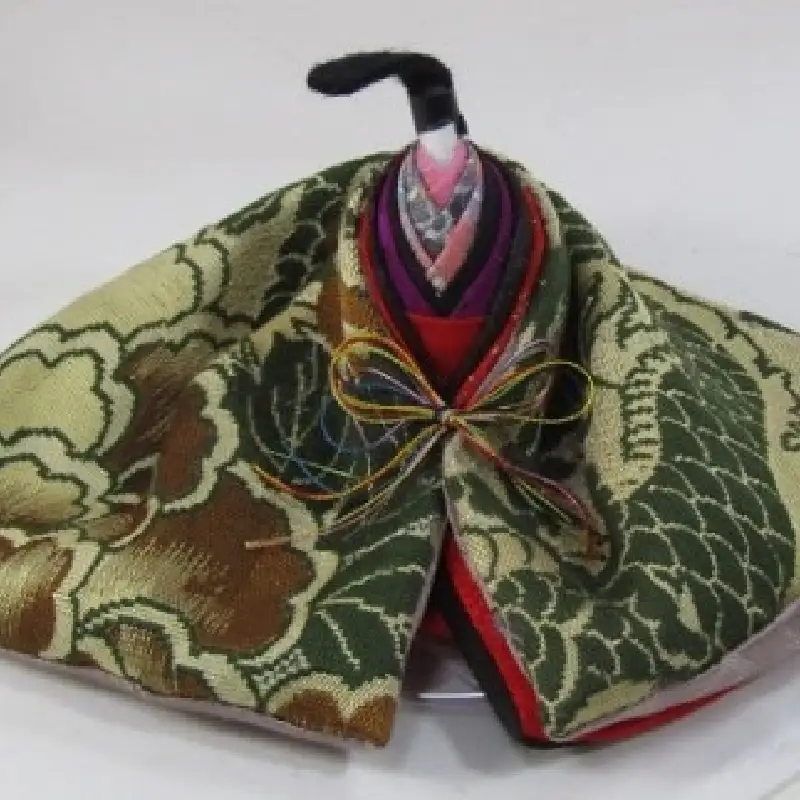 身近に置けるかわいい箱雛お花付きF【007C-093】