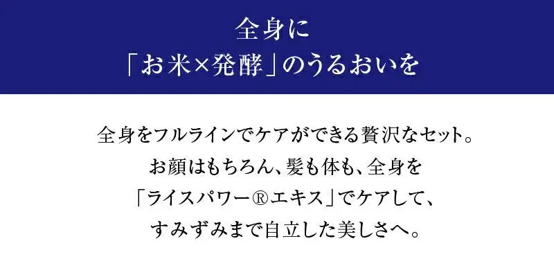 1366840. ライスフォース　ディープモイスチュアフルラインセット