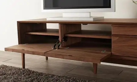 大川家具 レフライン 150cm テレビボード 収納 天然木ウォールナット 野中木工所