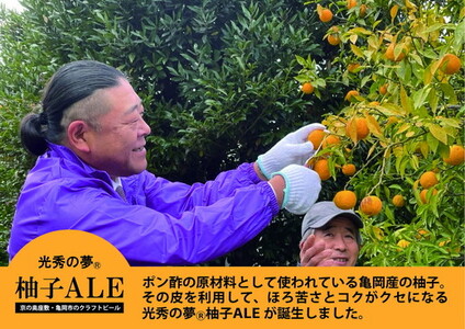 訳ありクラフトビール「光秀の夢 柚子ALE」350ml 6本 ビール