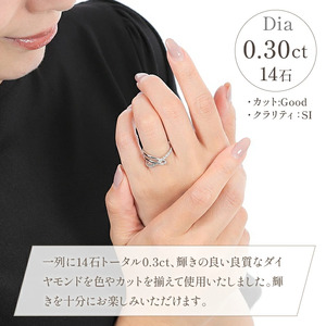 0.3CT プラチナ ダイヤモンド リング R3722DI-P2 ダイヤモンド 指輪 アクセサリー ジュエリー プレゼント クリスマス 女性 母の日 誕生日