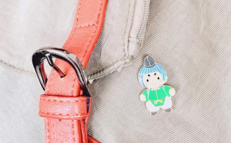 みづまろくん「ピンバッジ」 ／ ご当地キャラクター ご当地 キャラ マスコットキャラクター マスコット ゆるキャラ キャラクターグッズ オリジナル 応援 地域応援 かわいい 可愛い 癒し 癒やし みづまろくん 大阪府 No.106