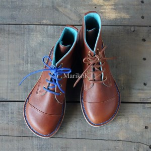 【Marikok】オーダーメード レザーショートブーツ K068011