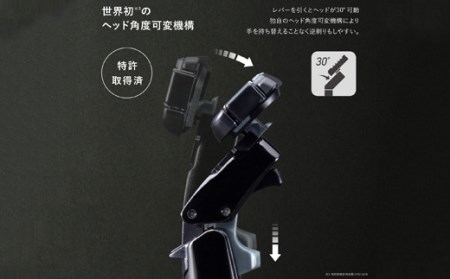 世界初のヘッド角度可変機構■AUGERカミソリ（ホルダー・替刃6個付き）