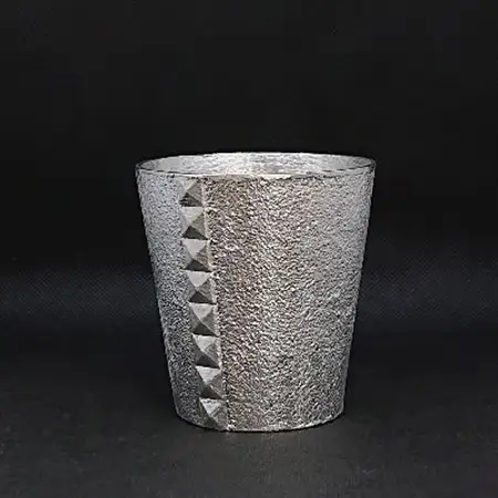 【RR】RAM GLASS　錫　(はかた錫スタジオ)　錫酒器_装飾品・工芸品     雑貨・日用品 グラス・カップ 食器   雑貨・日用品 タンブラー 食器 _【1127889】