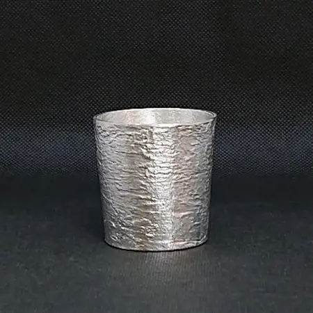 【RR】SC　SHOTGLASS　錫　(はかた錫スタジオ)　錫酒器_装飾品・工芸品     雑貨・日用品 グラス・カップ 食器 _【1127891】