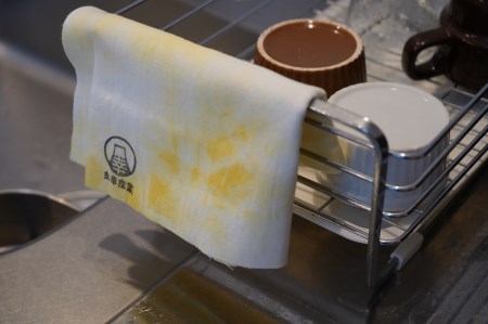 染め物手ぬぐいセット(ピンク、ブルー、イエロー) 