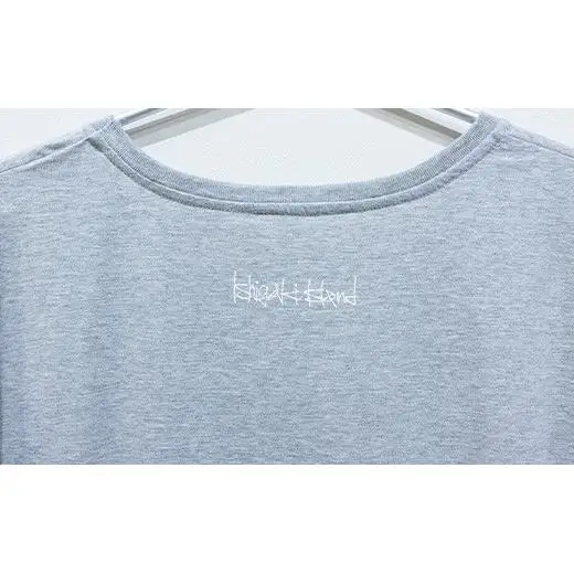 【レディース】オリジナルTシャツ 水牛&サギ レディースTシャツ【カラー:グレー】【サイズ:レディース】KB-149